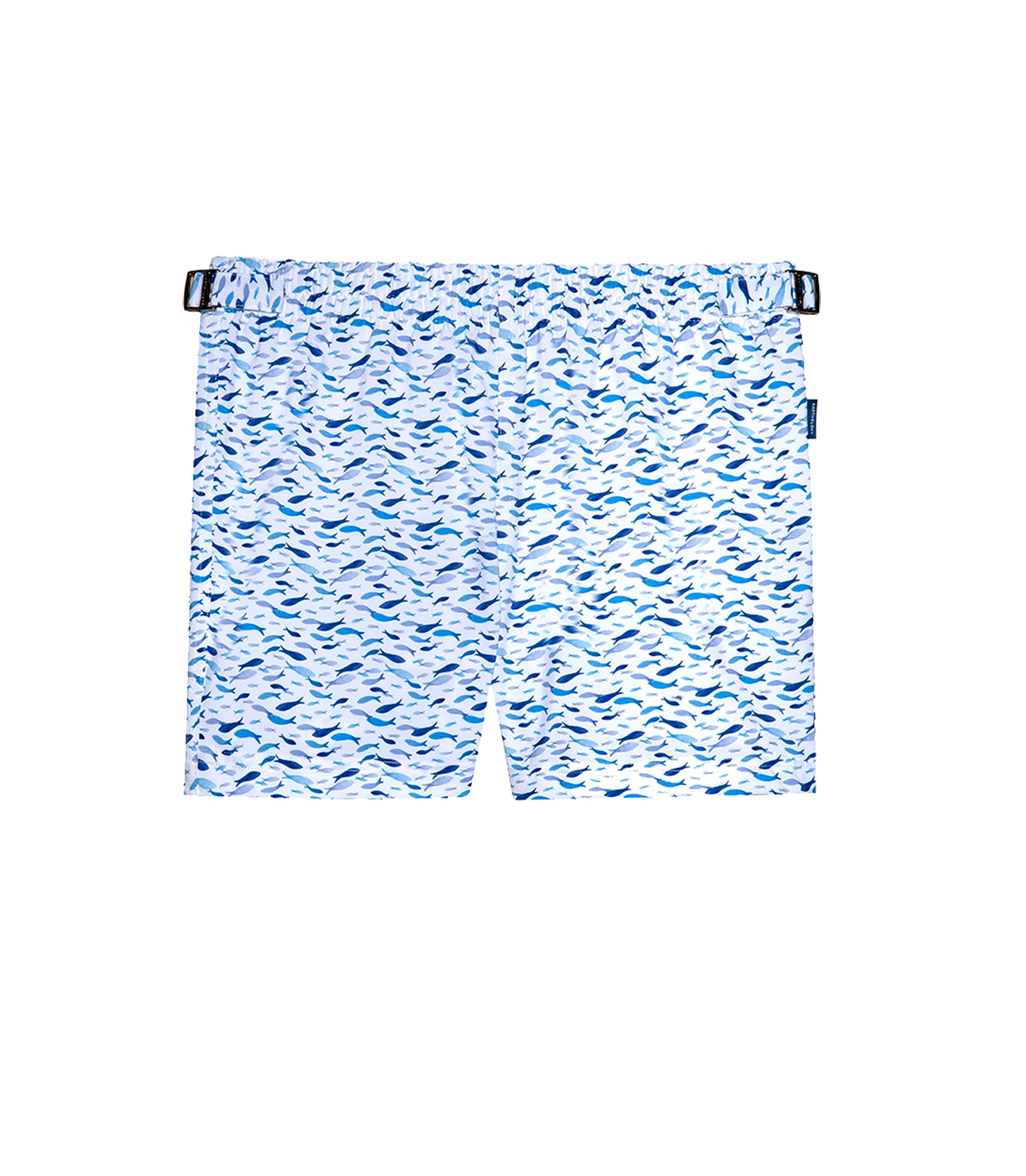 Saline Kids Océan White Blue | Kids Swim Shorts | Barthelemy Resortwear