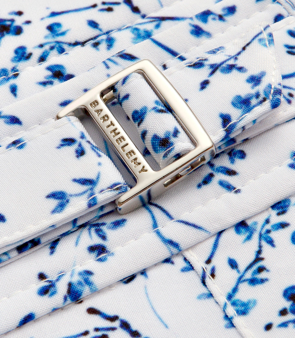 Saline Sport Le Fleuriste Blue | Swim Shorts | Barthelemy Resortwear