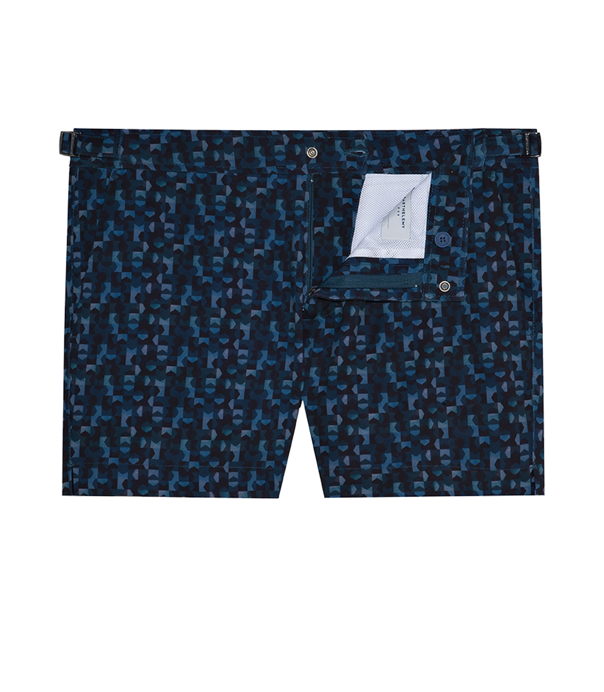 Saline Maree Camouflage Deep Blue | Swim Shorts | Barthelemy Resortwear
