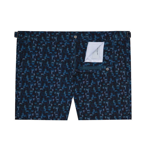 Saline Maree Camouflage Deep Blue - Barthelemy
