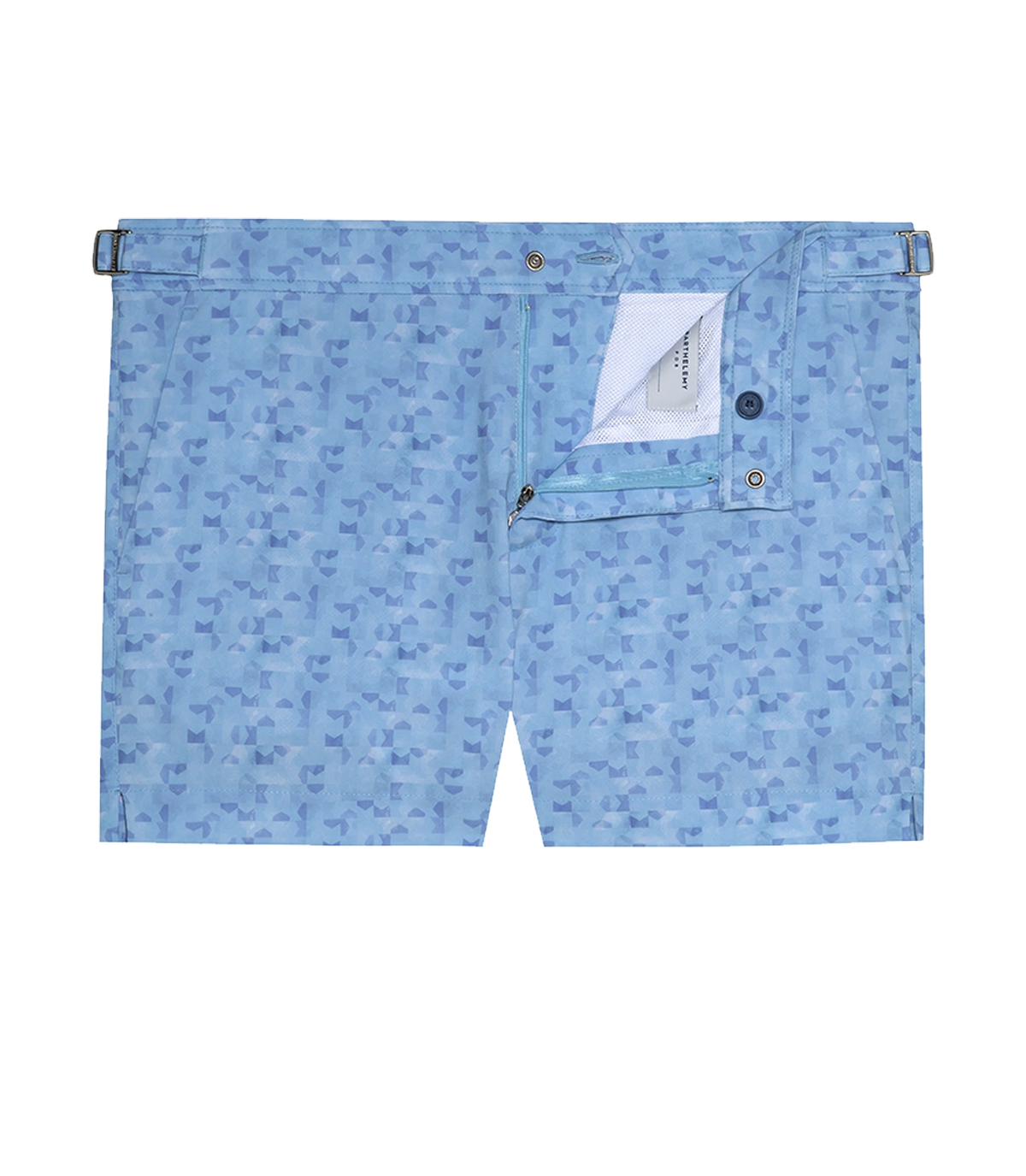 Saline Maree Camouflage Light Blue | Swim Shorts | Barthelemy Resortwear