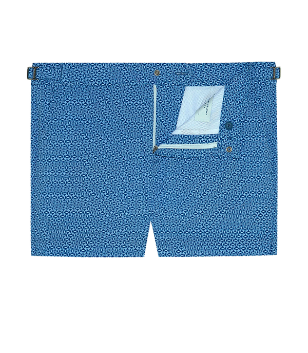 Saline Maree Jumeirah White Medium Blue - Barthelemy