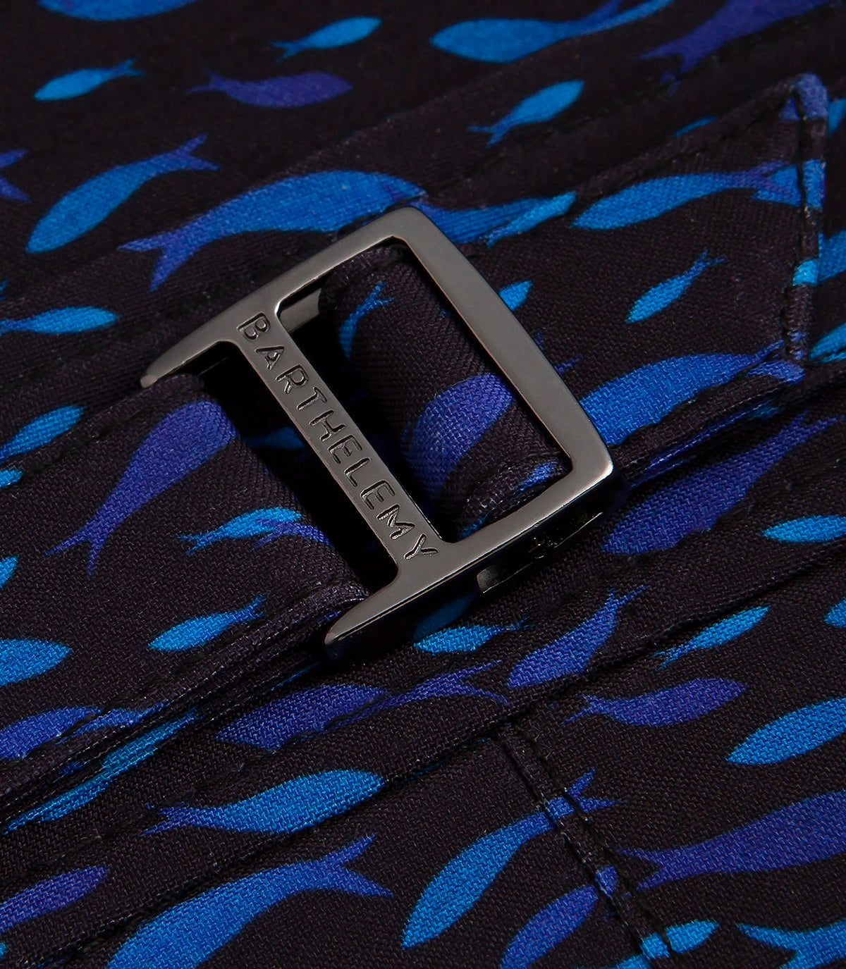 Saline Maree Océan Black Blue | Swim Shorts | Barthelemy Resortwear