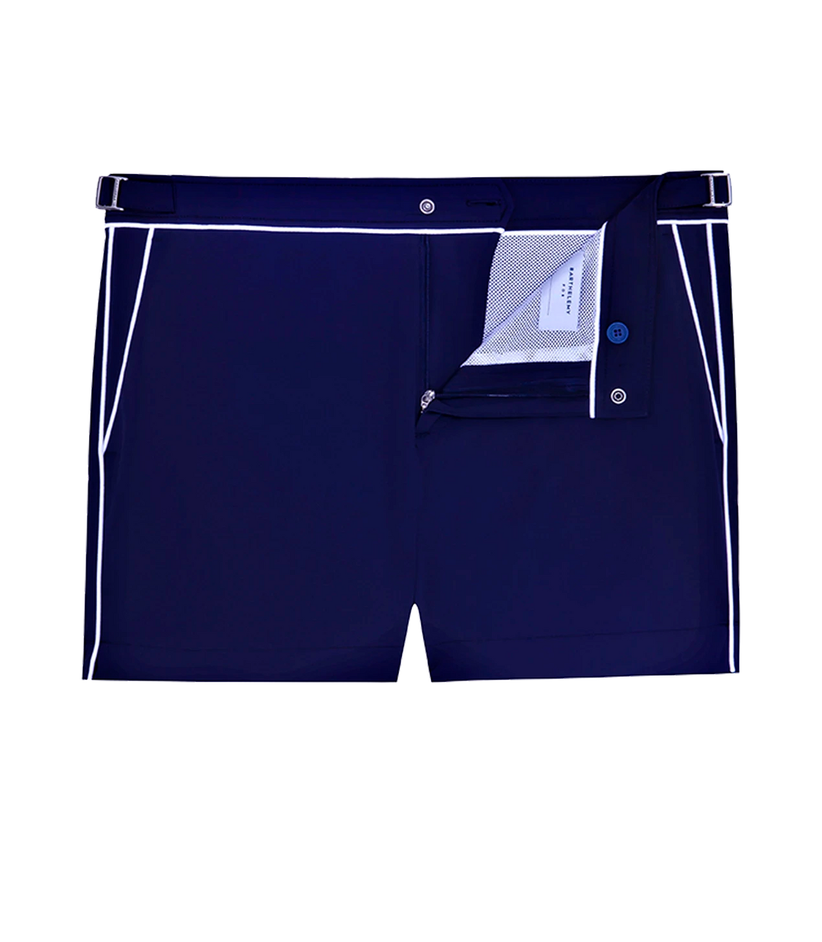 Saline Maree Sillage Navy White | Swim Shorts | Barthelemy Resortwear