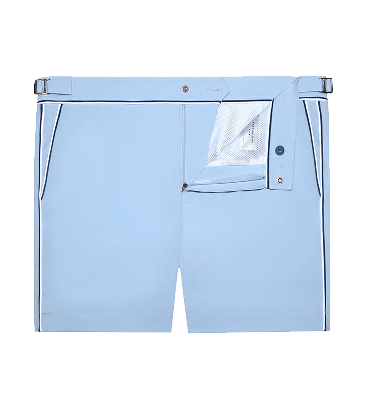 Saline Sillage Light Blue Navy | Swim Shorts | Barthelemy Resortwear