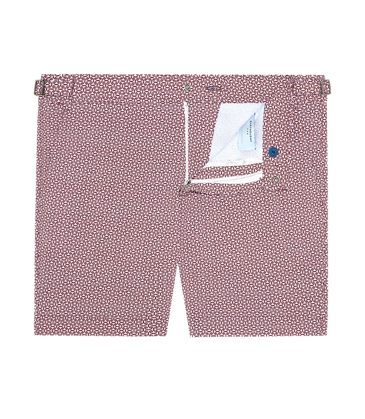 Saline Sport Jumeirah White Brown | Swim Shorts | Barthelemy Resortwear