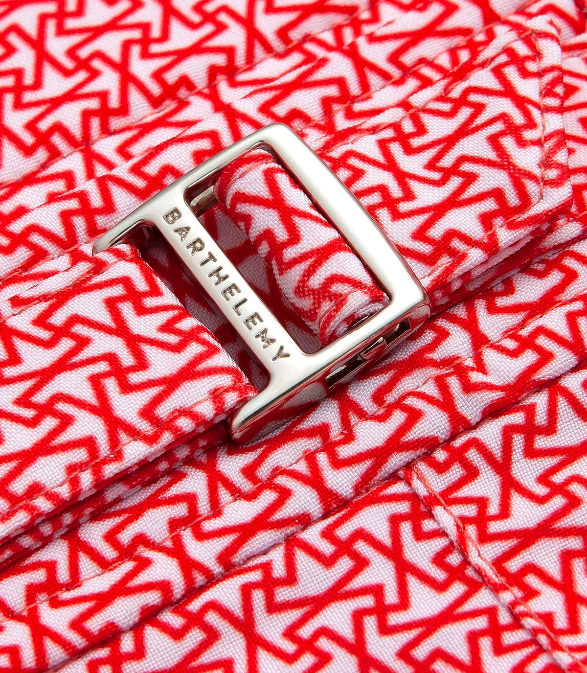 Saline Sport Jumeirah White Red | Swim Shorts | Barthelemy Resortwear