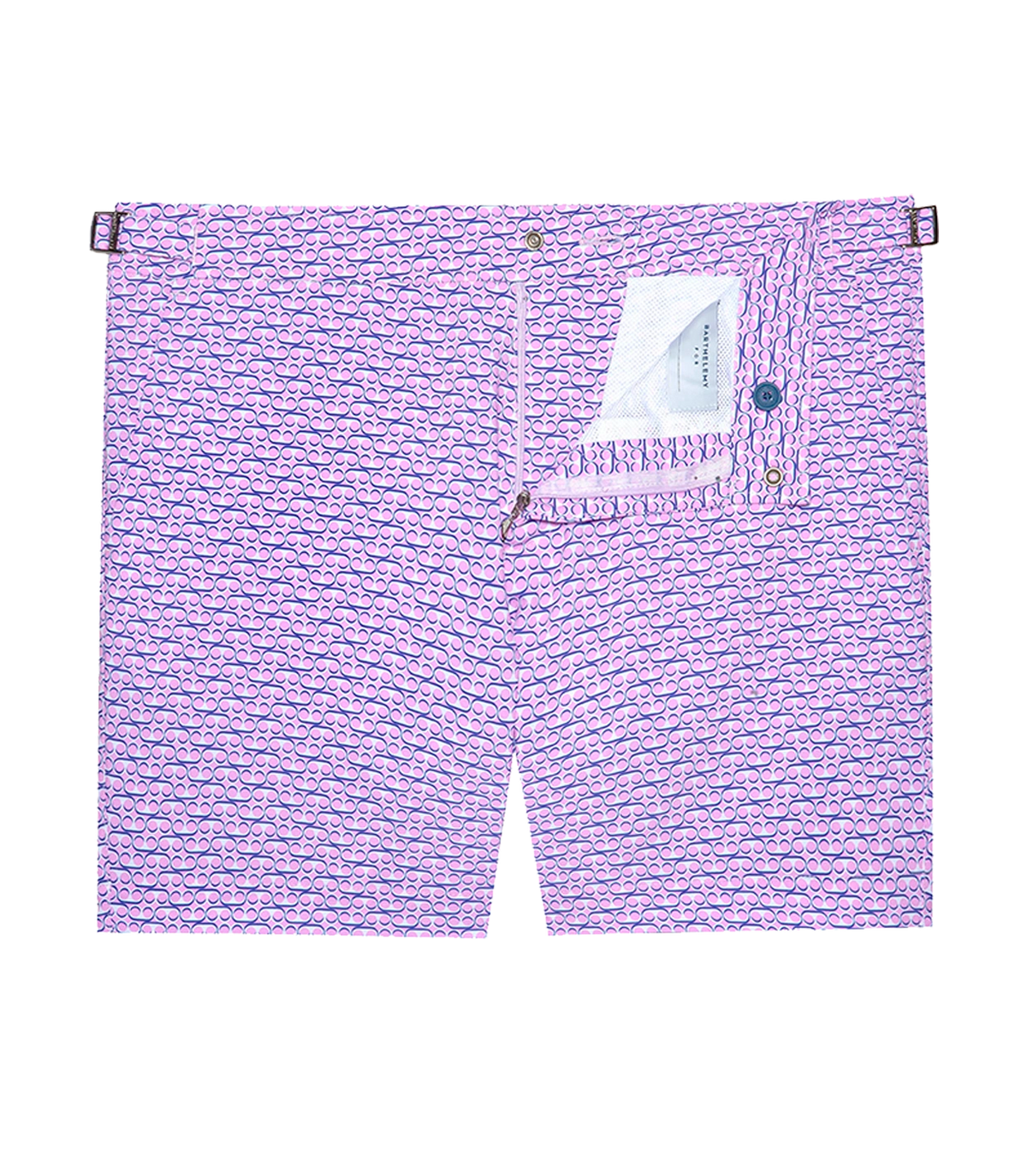 Saline Sport Lunettes Pink White | Swim Shorts | Barthelemy Resortwear