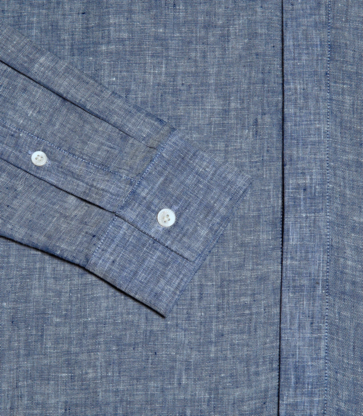 Solstice Linen Shirt Indigo Blue - Barthelemy