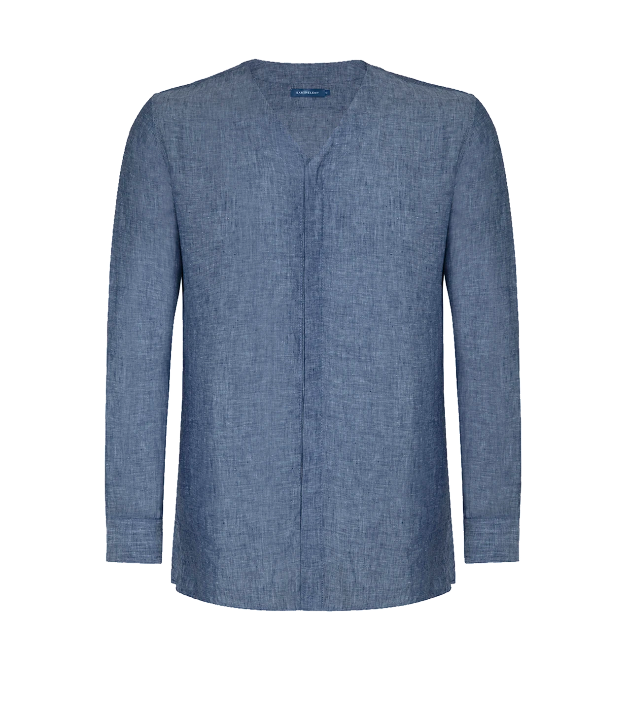 Solstice Linen Shirt Indigo Blue | Linen Shirt | Barthelemy Resortwear