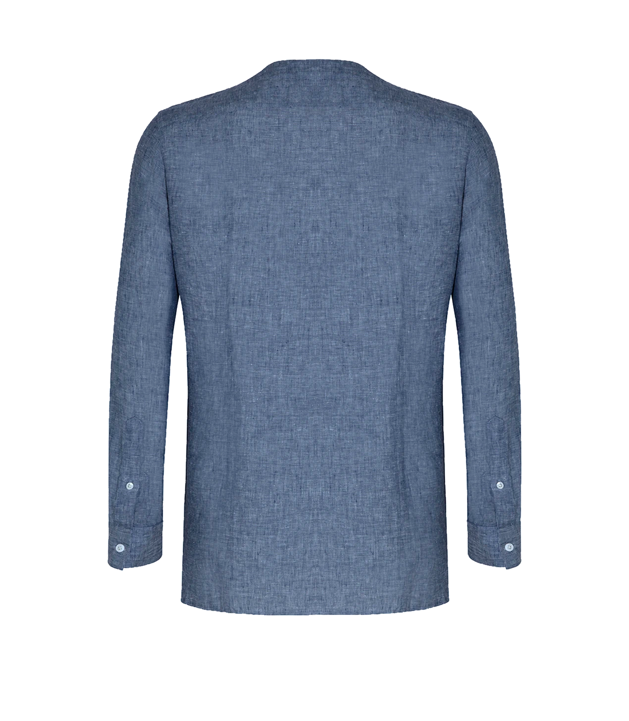 Solstice Linen Shirt Indigo Blue - Barthelemy