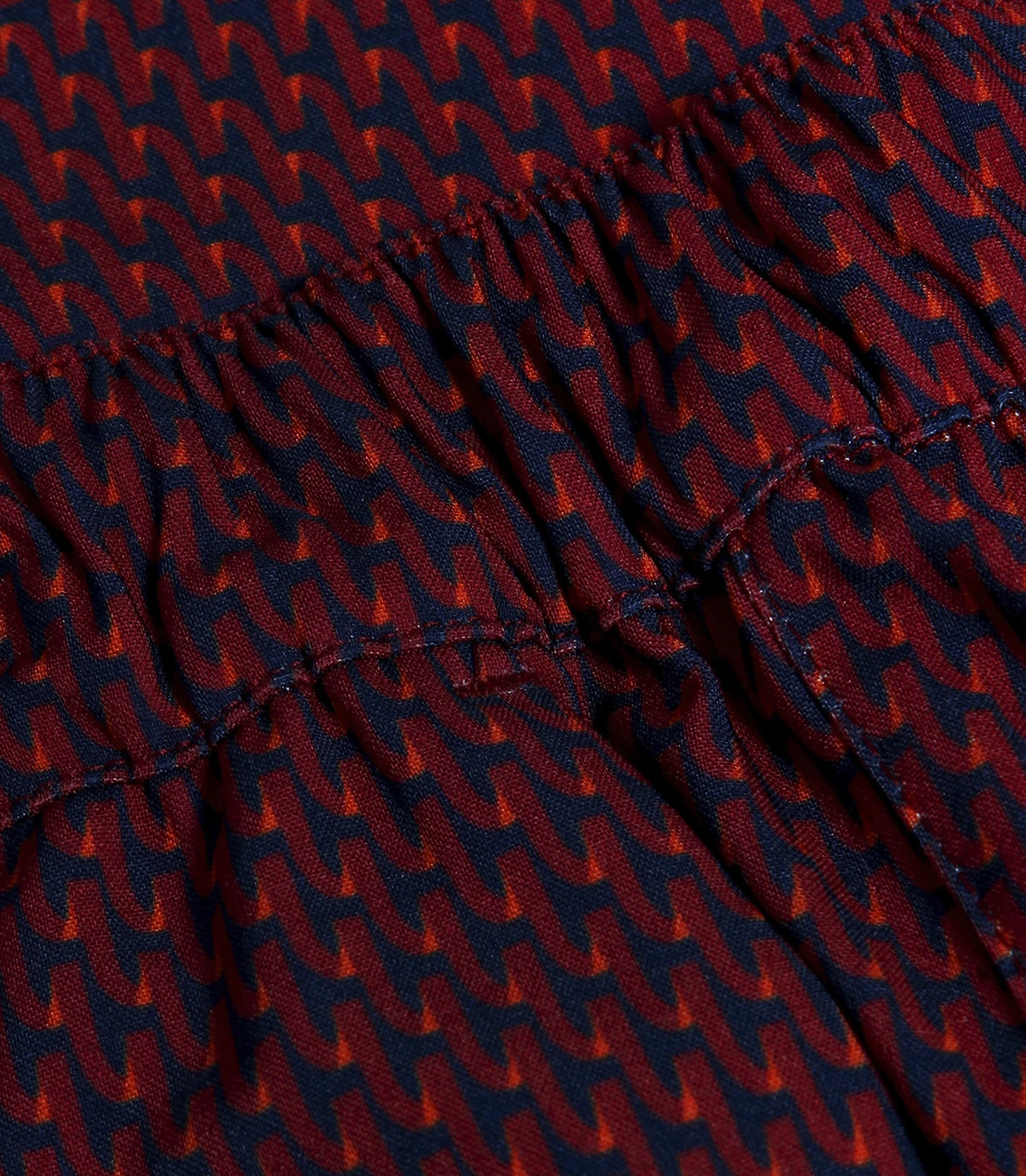 Gustavia Piège Wine Orange | Swim Shorts | Barthelemy Resortwear
