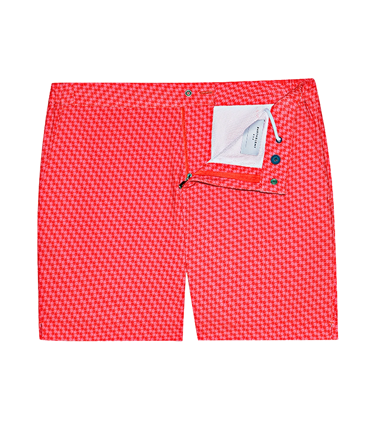 Gustavia Poissons Coral | Swim Shorts | Barthelemy Resortwear