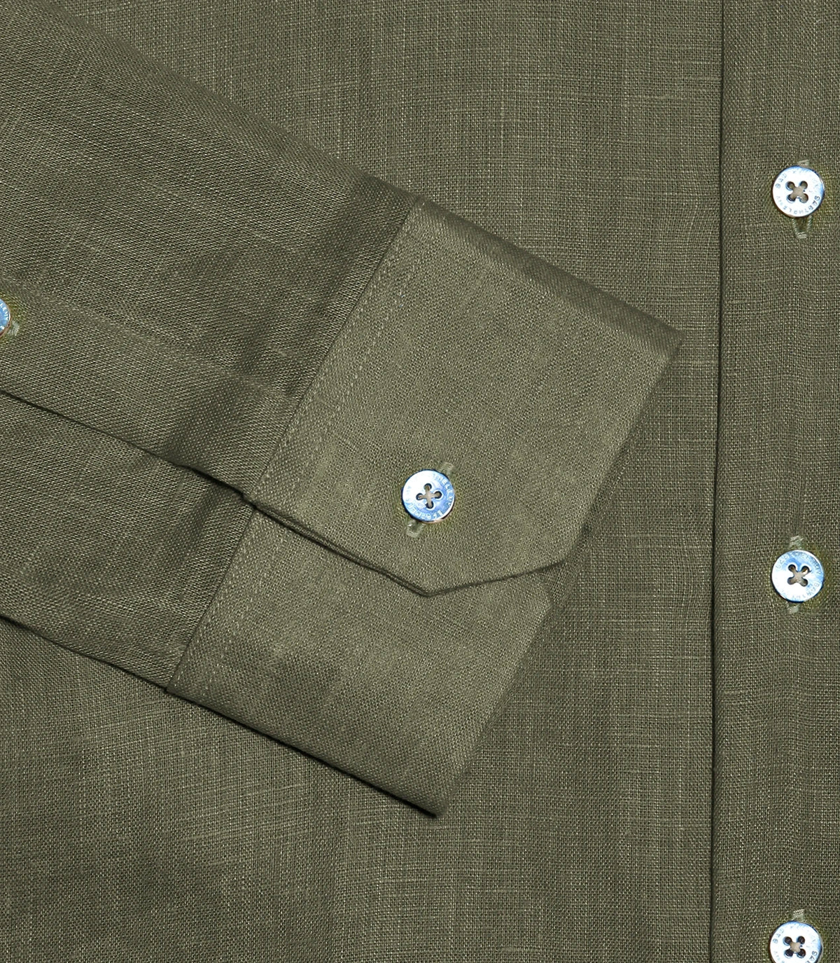 Tailored Linen Shirt Forest Green - Barthelemy