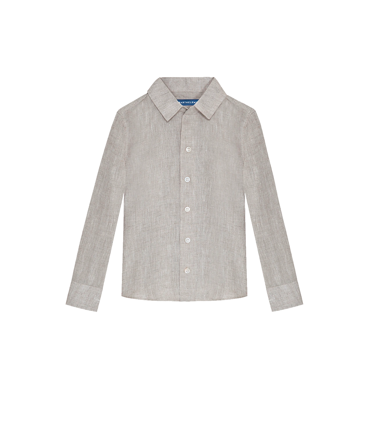 Linen Shirt Tailored Kids Natural