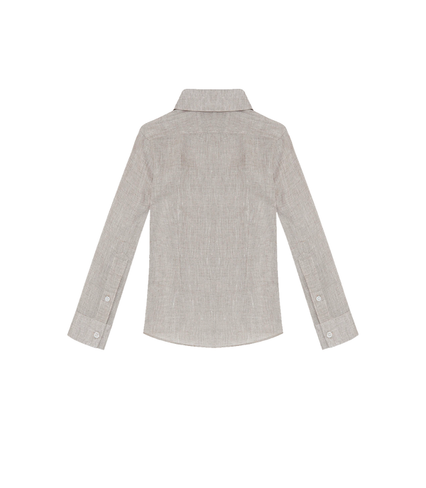 Linen Shirt Tailored Kids Natural