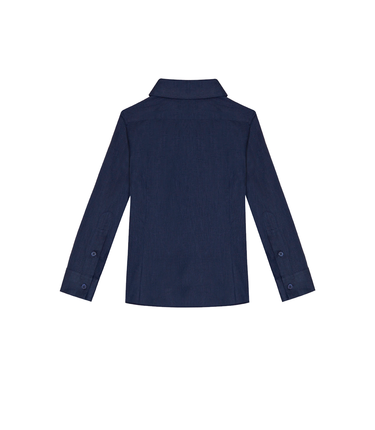 Linen Shirt Tailored Kids Navy - Barthelemy