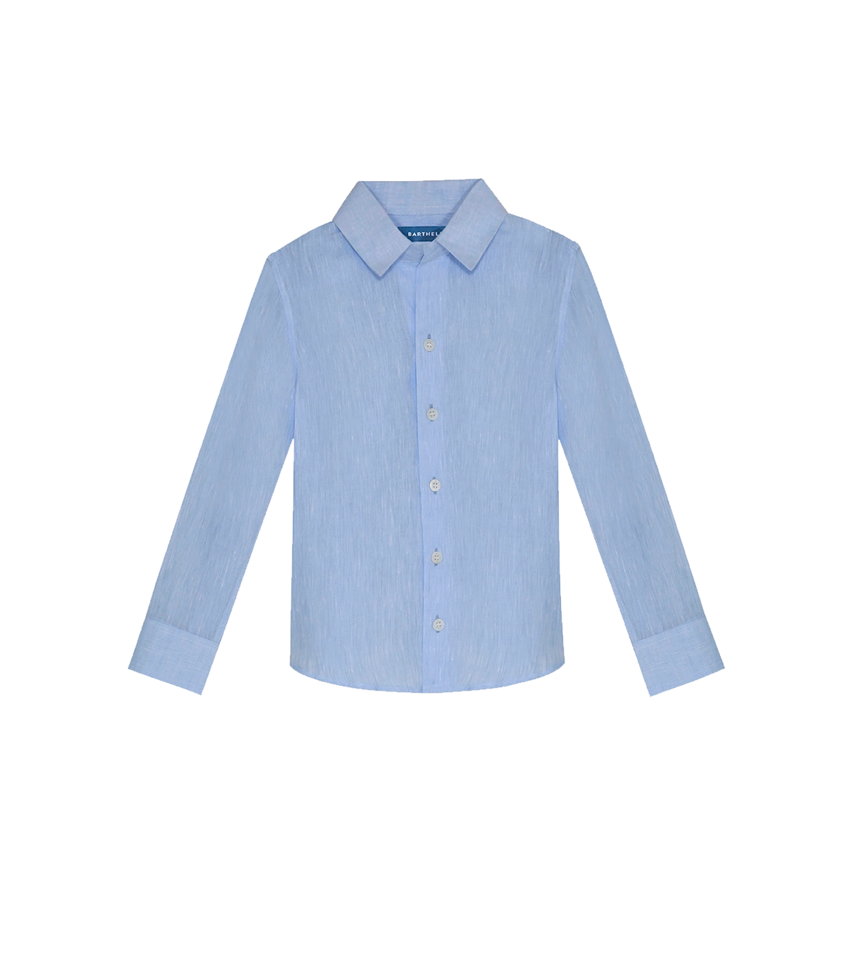Linen Shirt Tailored Kids Soft Blue