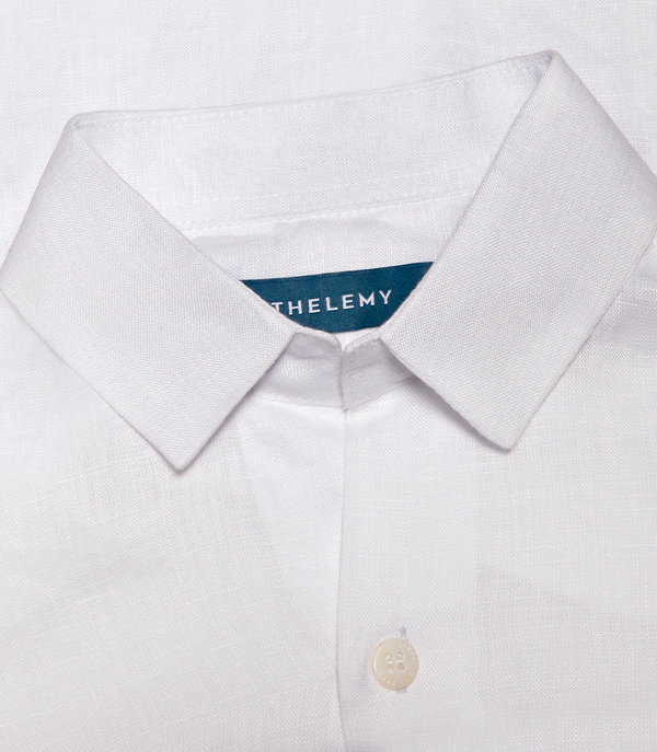 Linen Shirt Tailored Kids White
