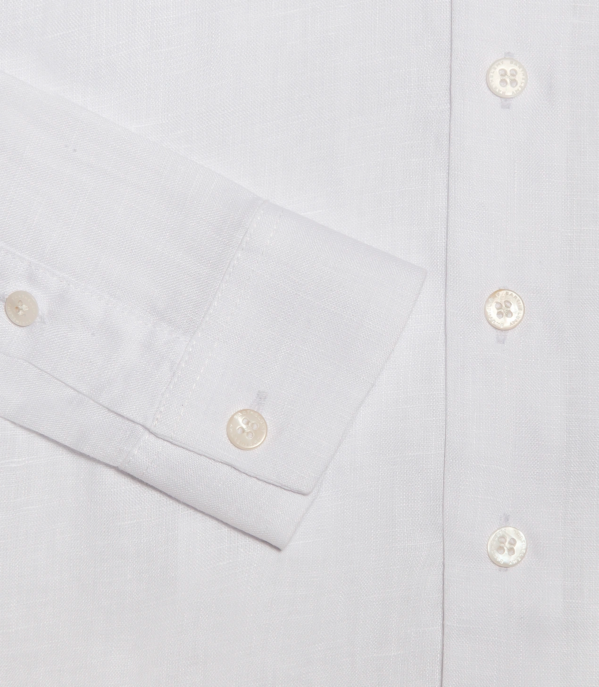 Linen Shirt Tailored Kids White