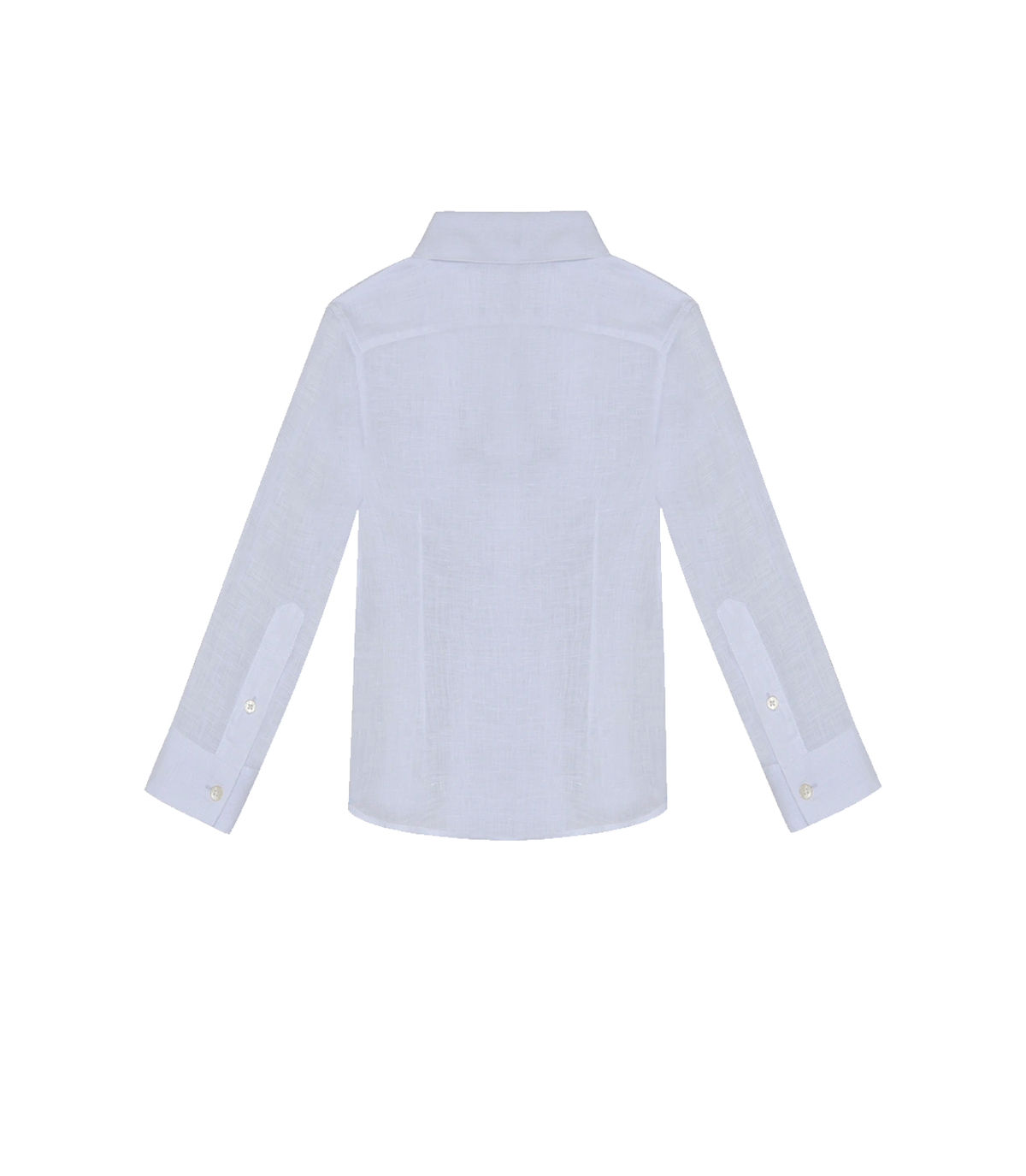 Linen Shirt Tailored Kids White