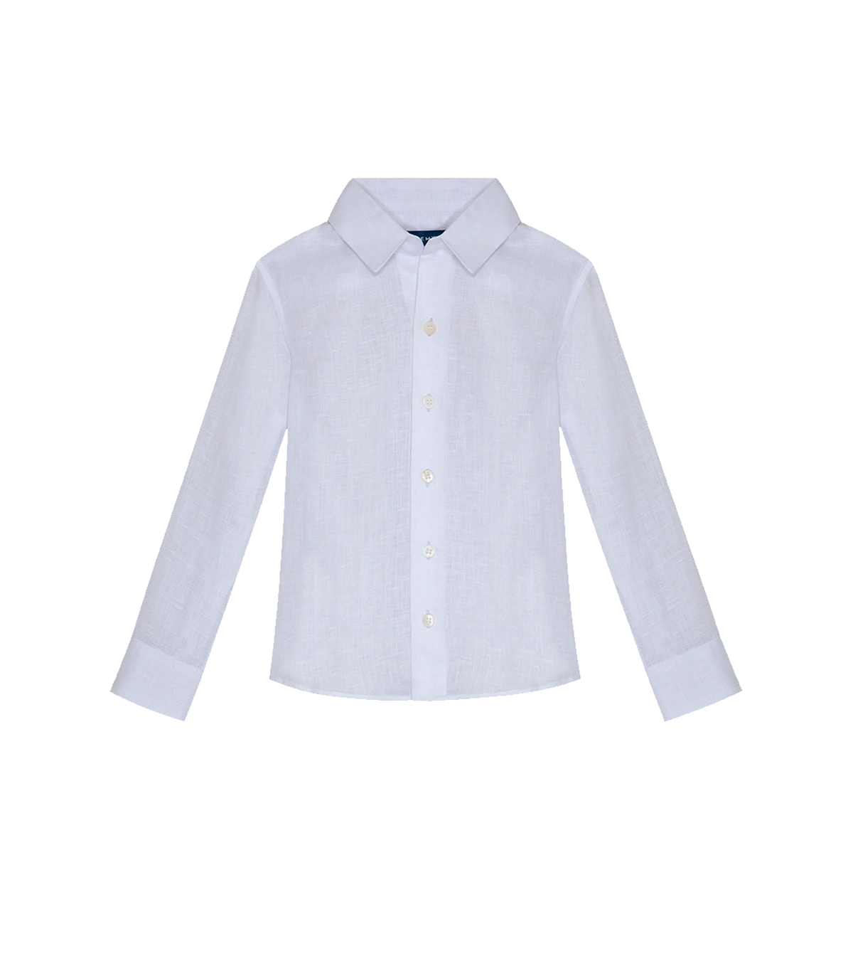 Linen Shirt Tailored Kids White