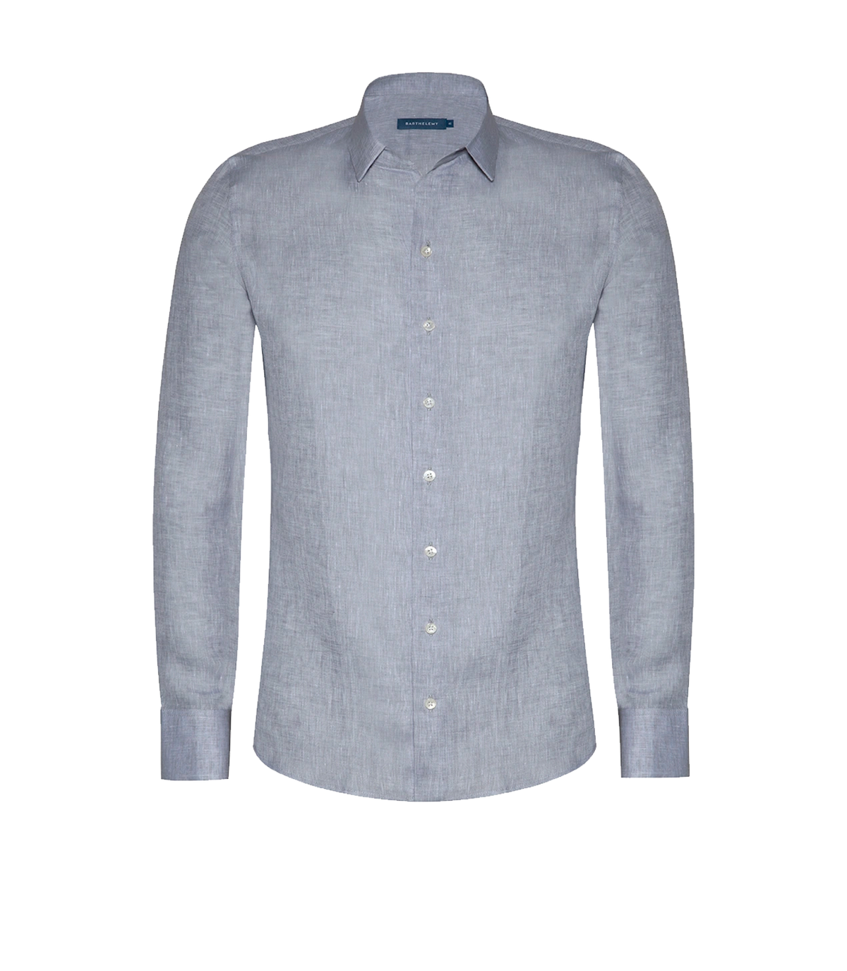 Tailored Linen Shirt Grey | Linen Shirt | Barthelemy Resortwear