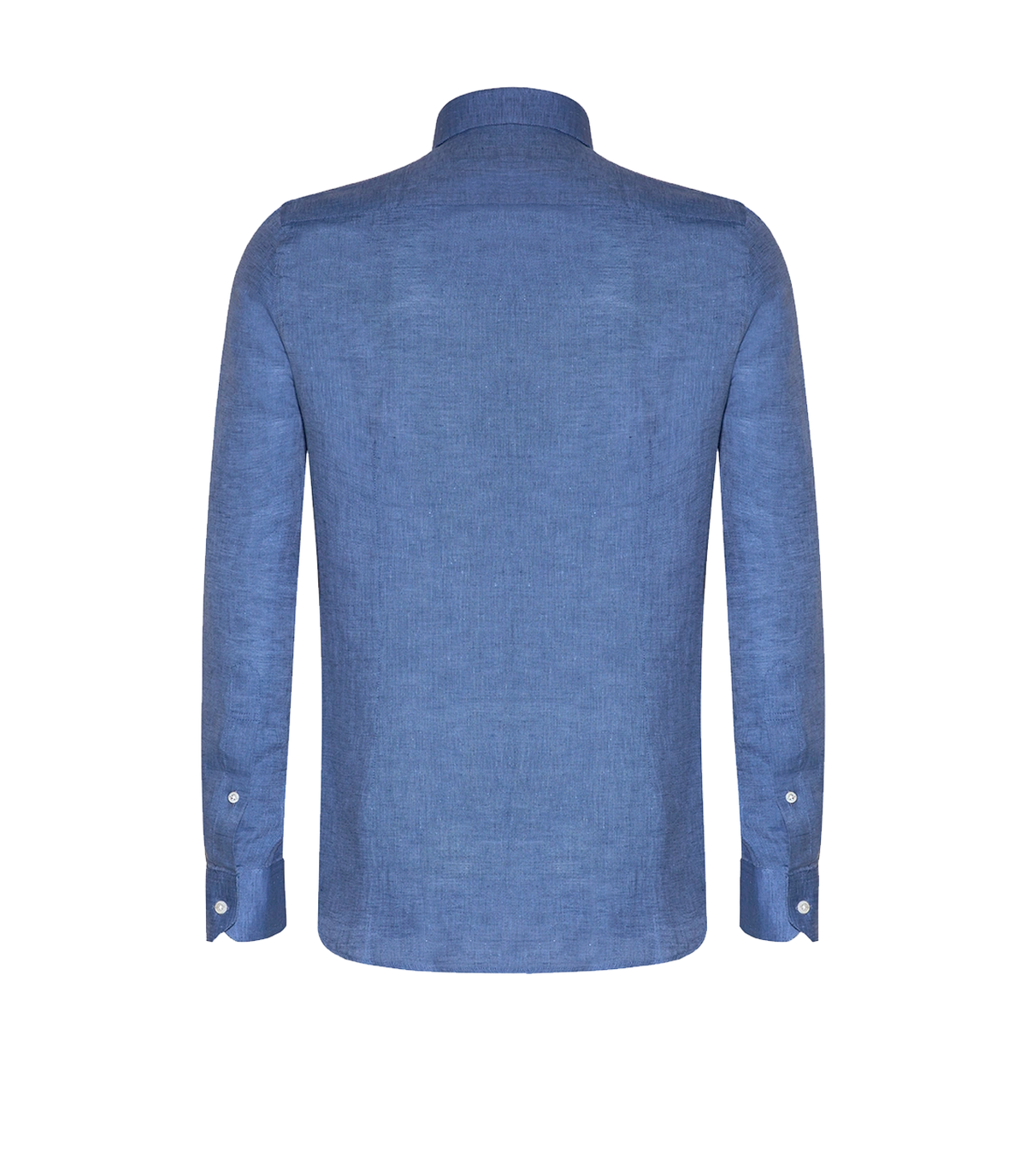 Tailored Linen Shirt Marine Blue - Barthelemy