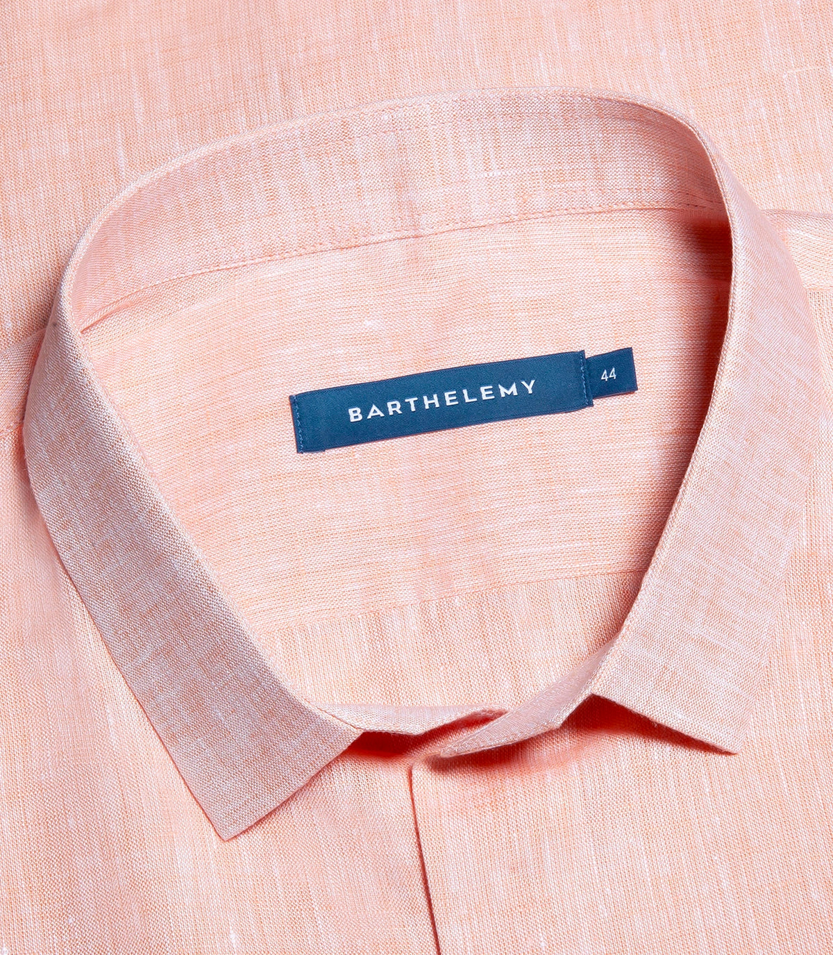 Tailored Linen Shirt Salmon - Barthelemy