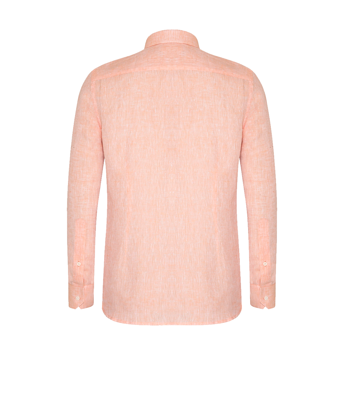 Tailored Linen Shirt Salmon - Barthelemy