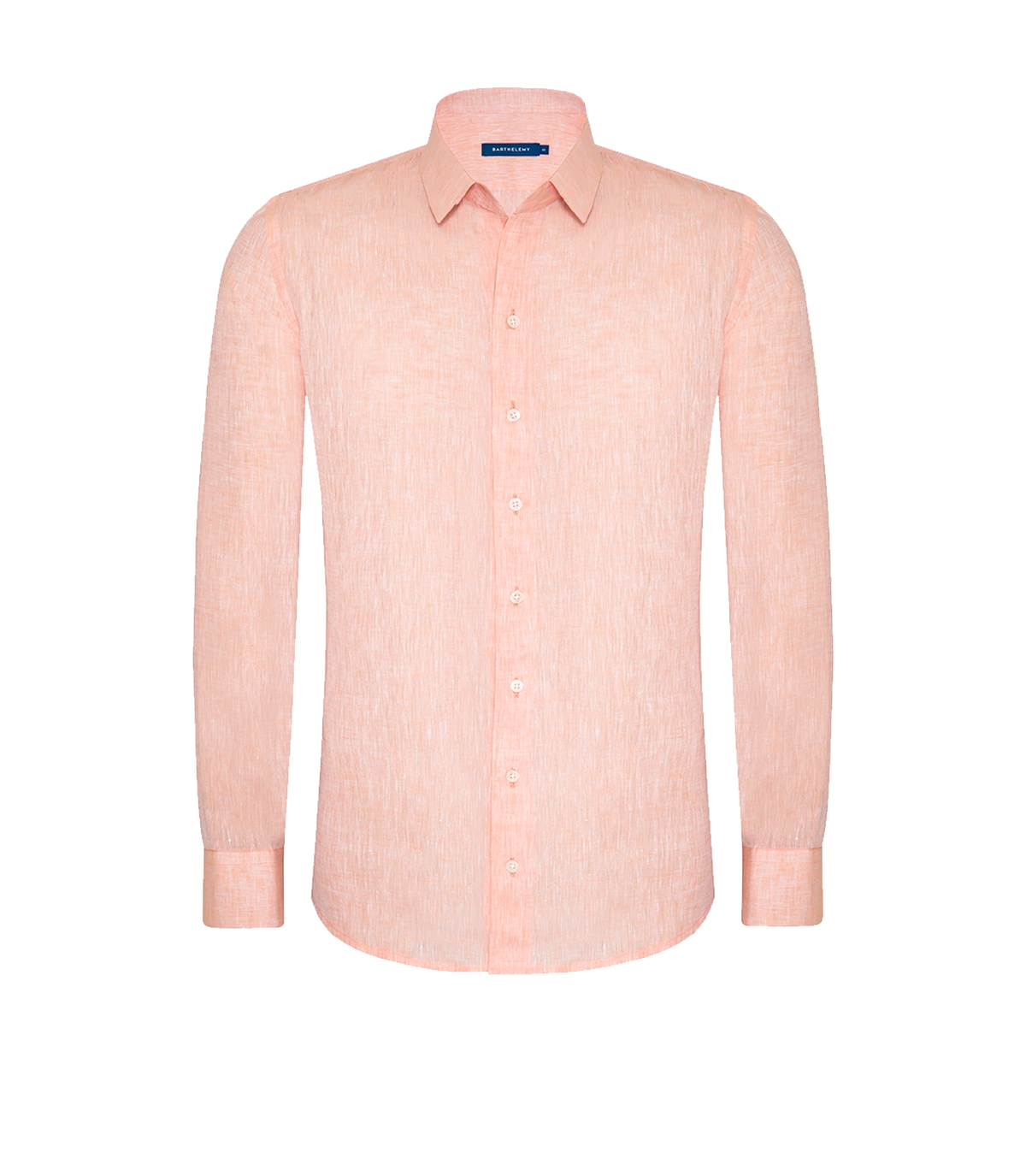 Tailored Linen Shirt Salmon | Linen Shirt | Barthelemy Resortwear
