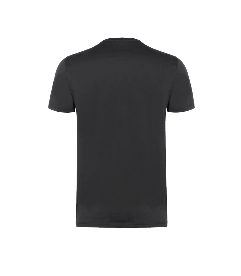 VNeck T-Shirt Pima Black - Barthelemy