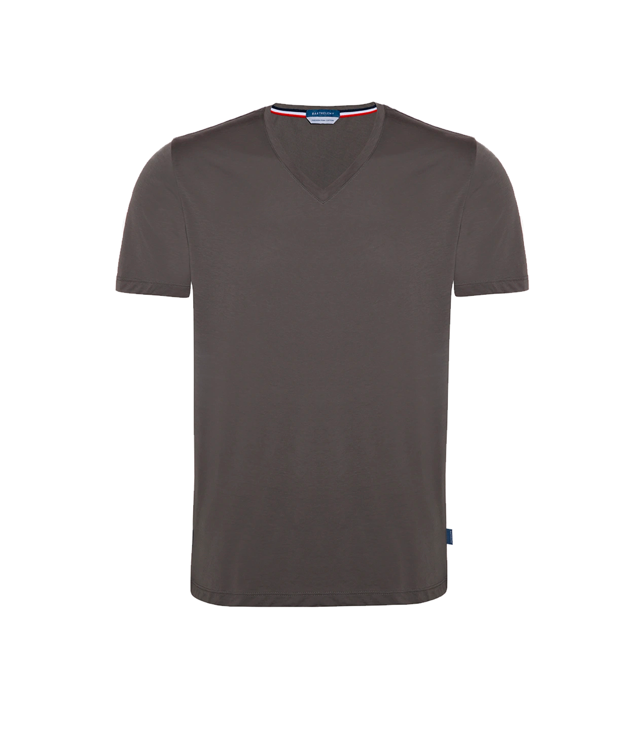 VNeck T-Shirt Pima Storm Grey