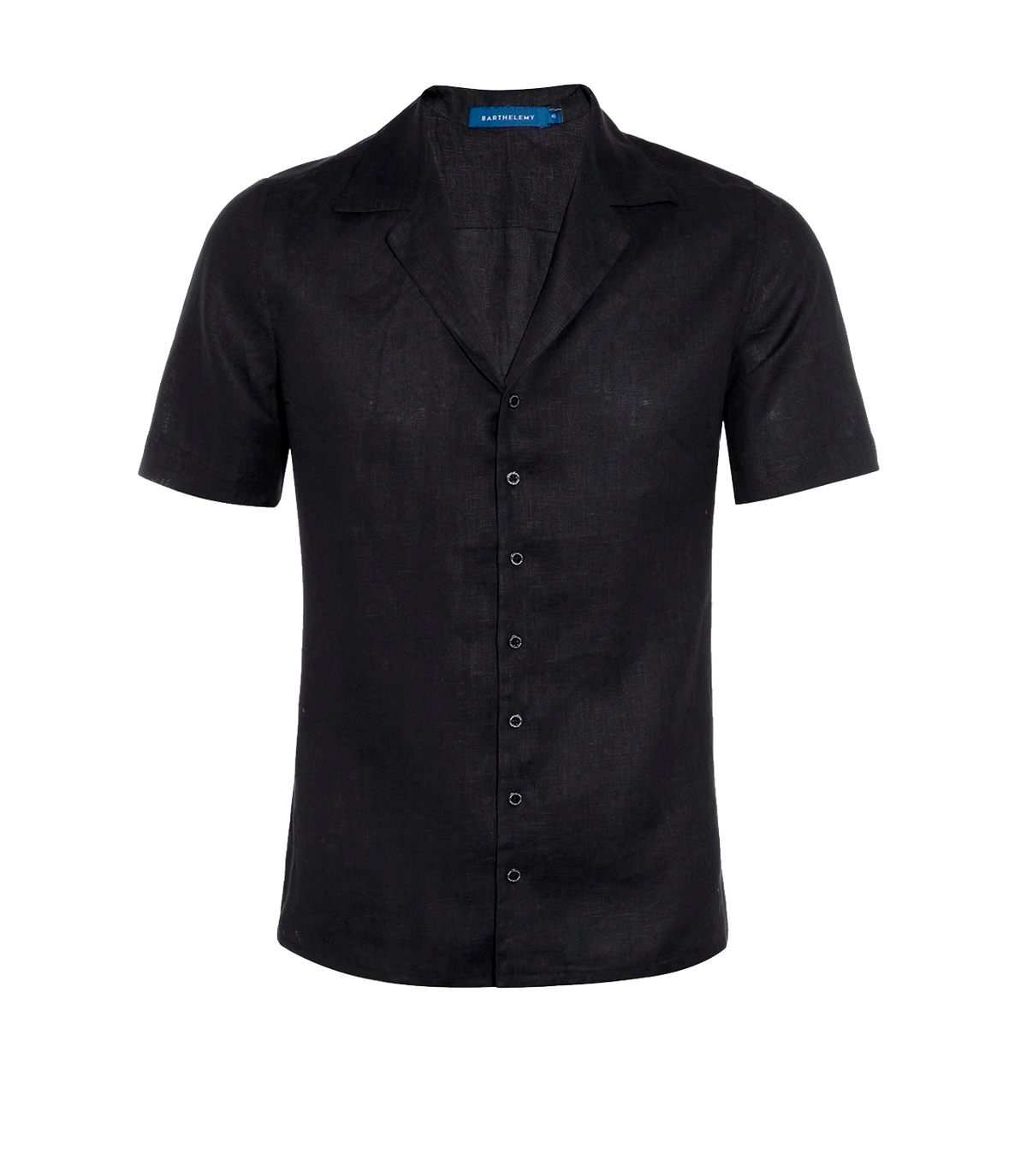 Voyage Linen Shirt Black | Linen Shirt | Barthelemy Resortwear