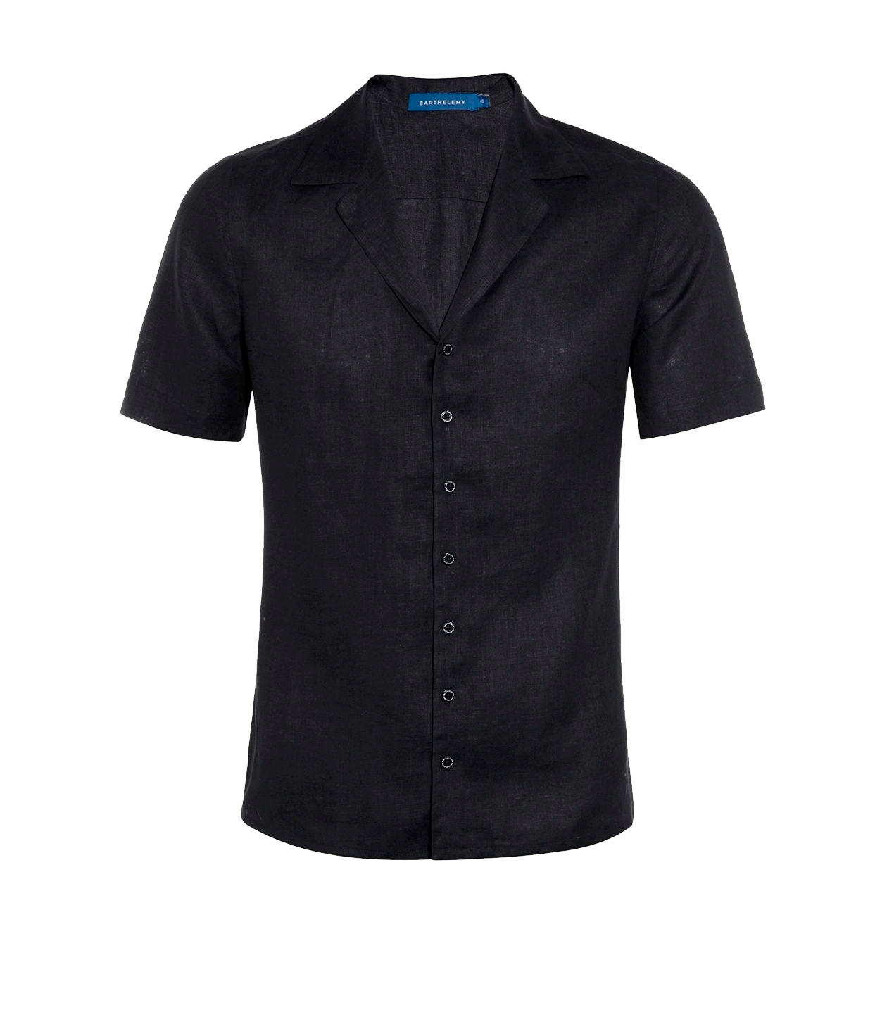 Voyage Linen Shirt Black - Barthelemy