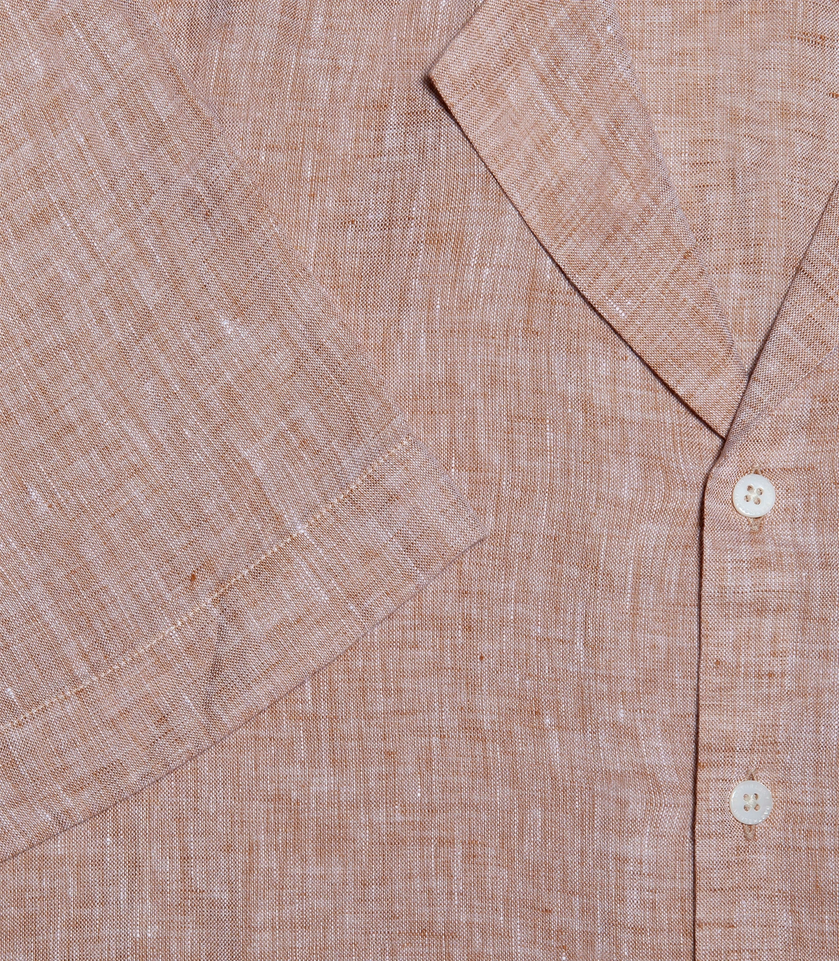 Voyage Linen Shirt Camel - Barthelemy