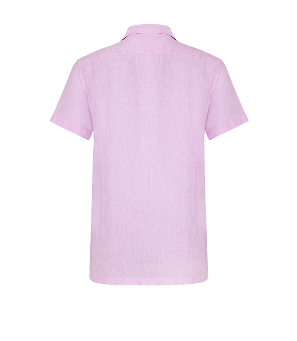 Voyage Linen Shirt Light Pink - Barthelemy