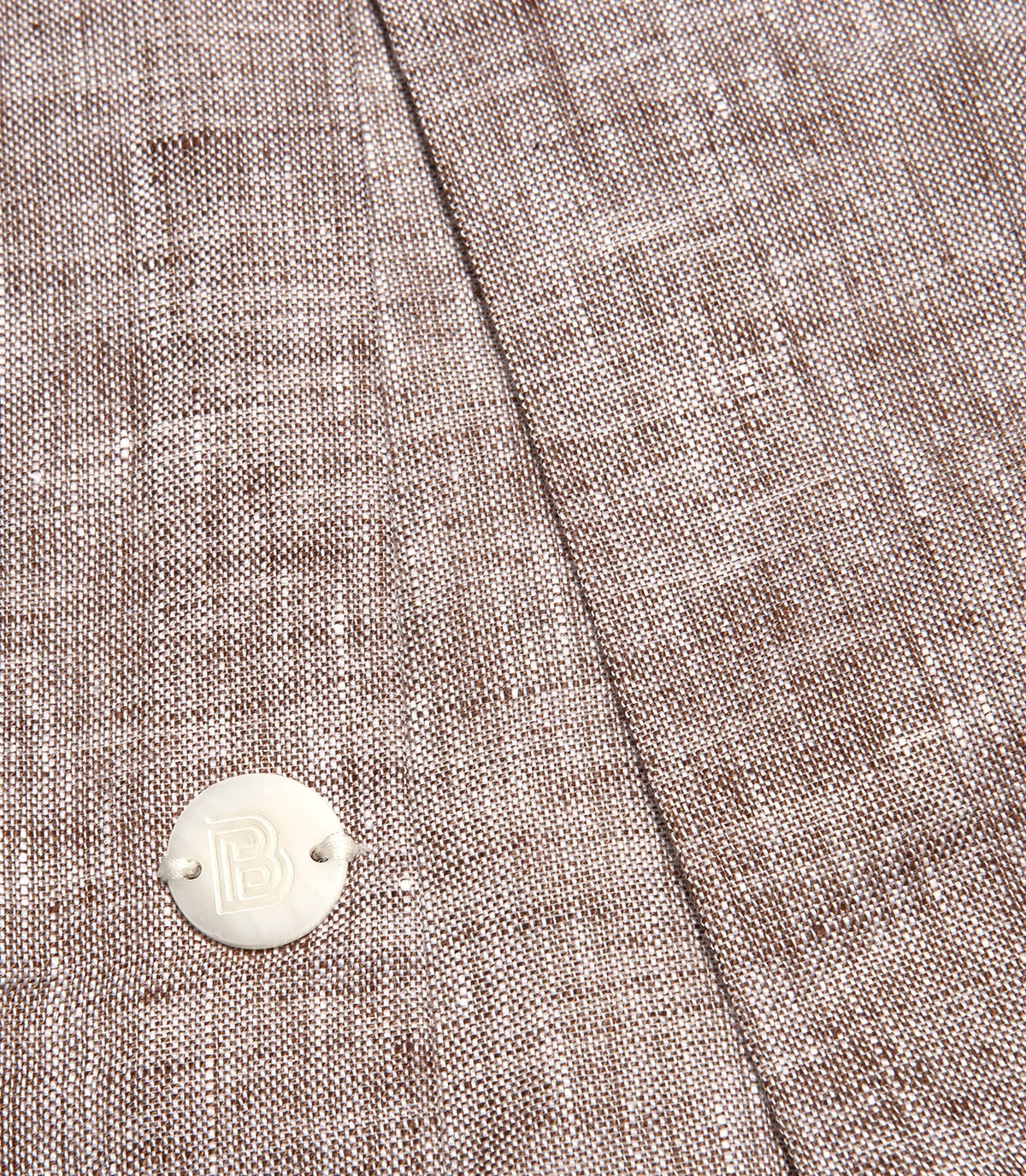Voyage Linen Shirt Mocha - Barthelemy