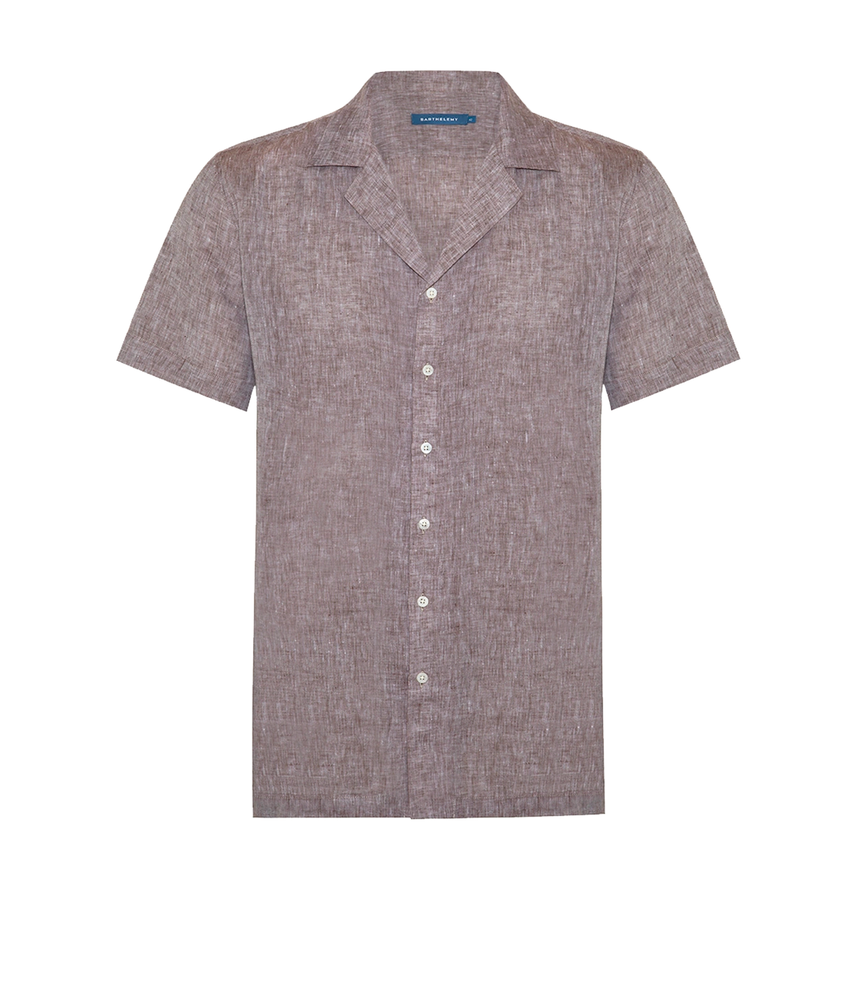 Voyage Linen Shirt Mocha | Linen Shirt | Barthelemy Resortwear