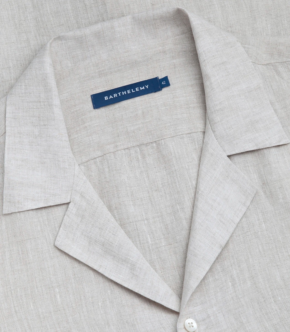Voyage Linen Shirt Natural | Linen Shirt | Barthelemy Resortwear