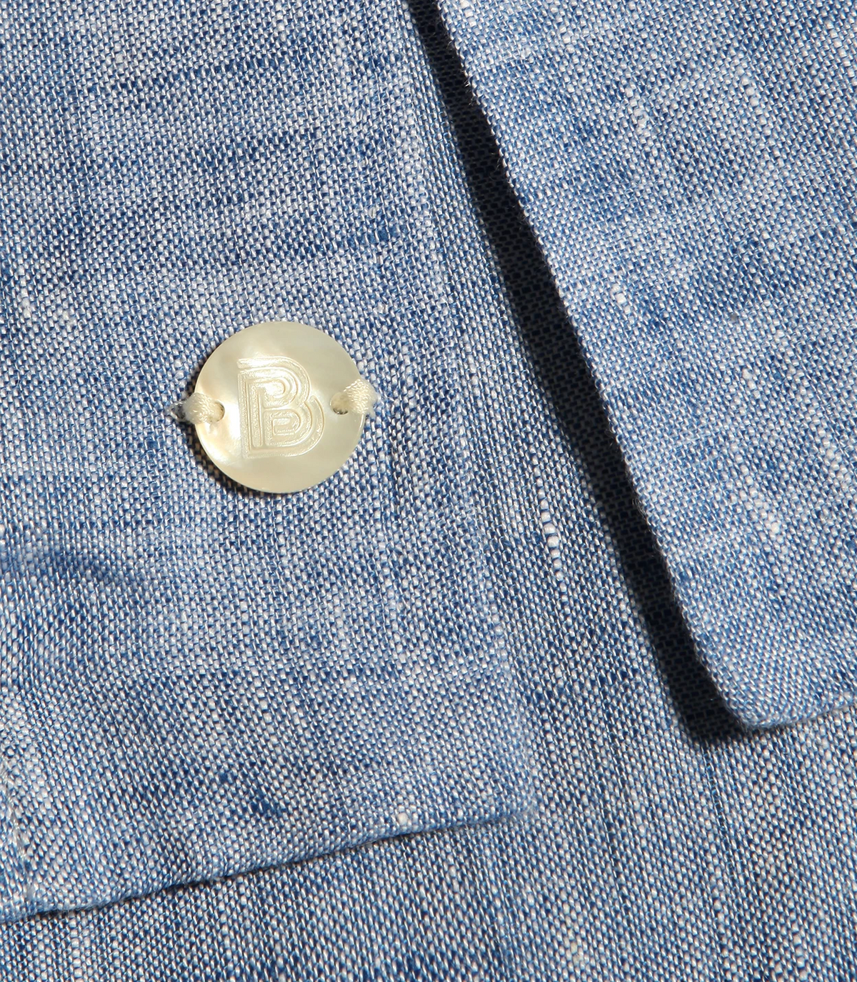 Voyage Linen Shirt Ocean Blue - Barthelemy