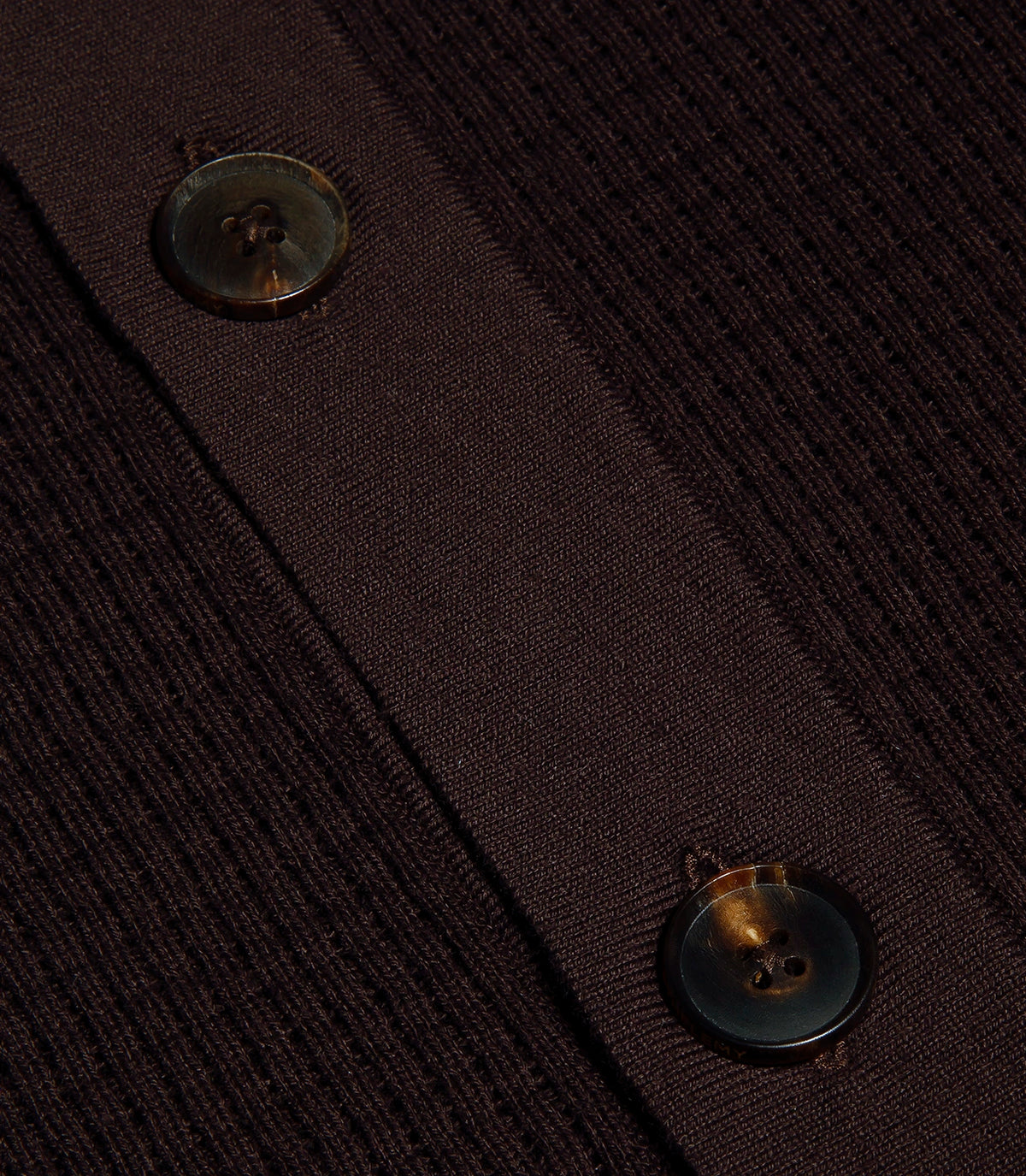 Waffle Shirt Chocolate Brown - Barthelemy
