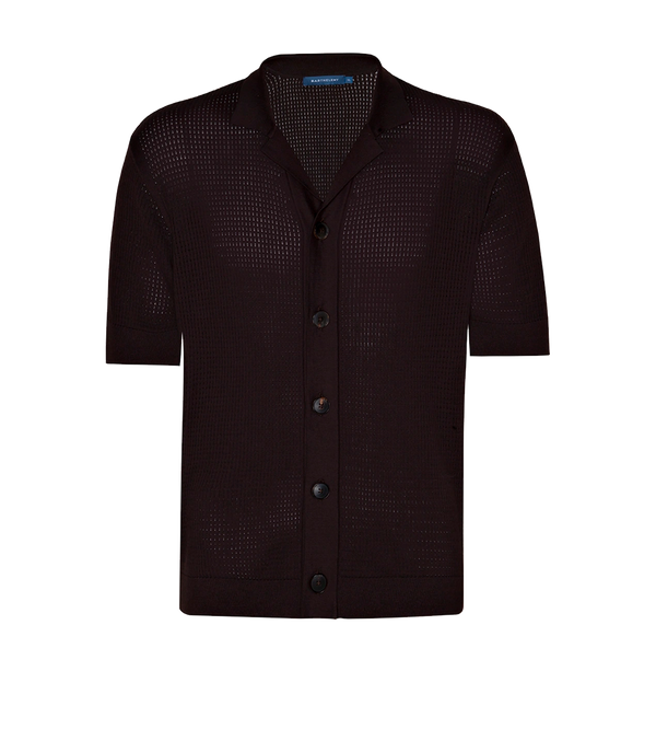 Waffle Shirt Chocolate Brown