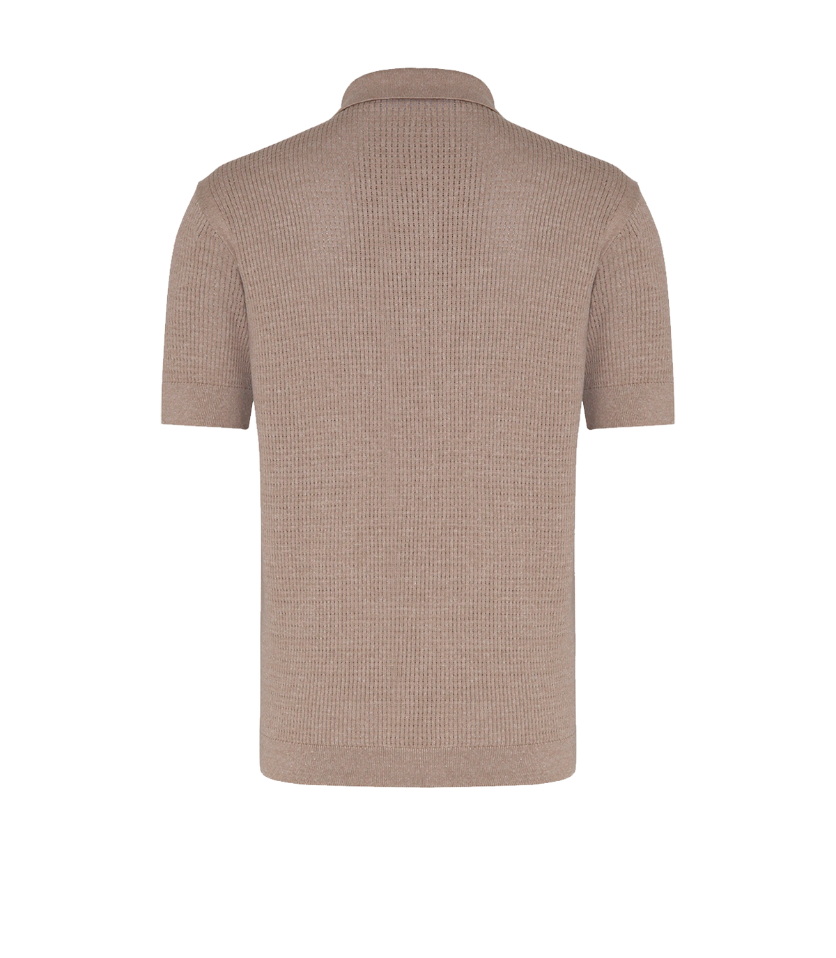 Waffle Shirt Camel - Barthelemy