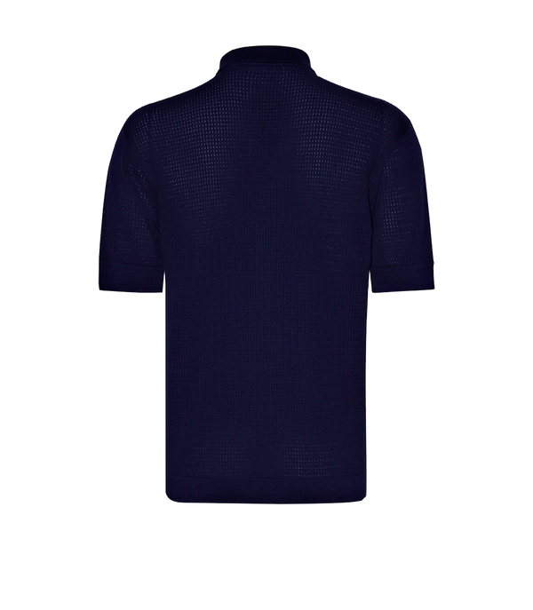 Waffle Shirt Dark Blue