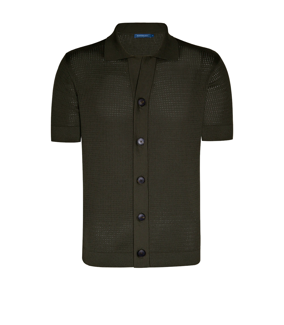 Waffle Shirt Forest Green