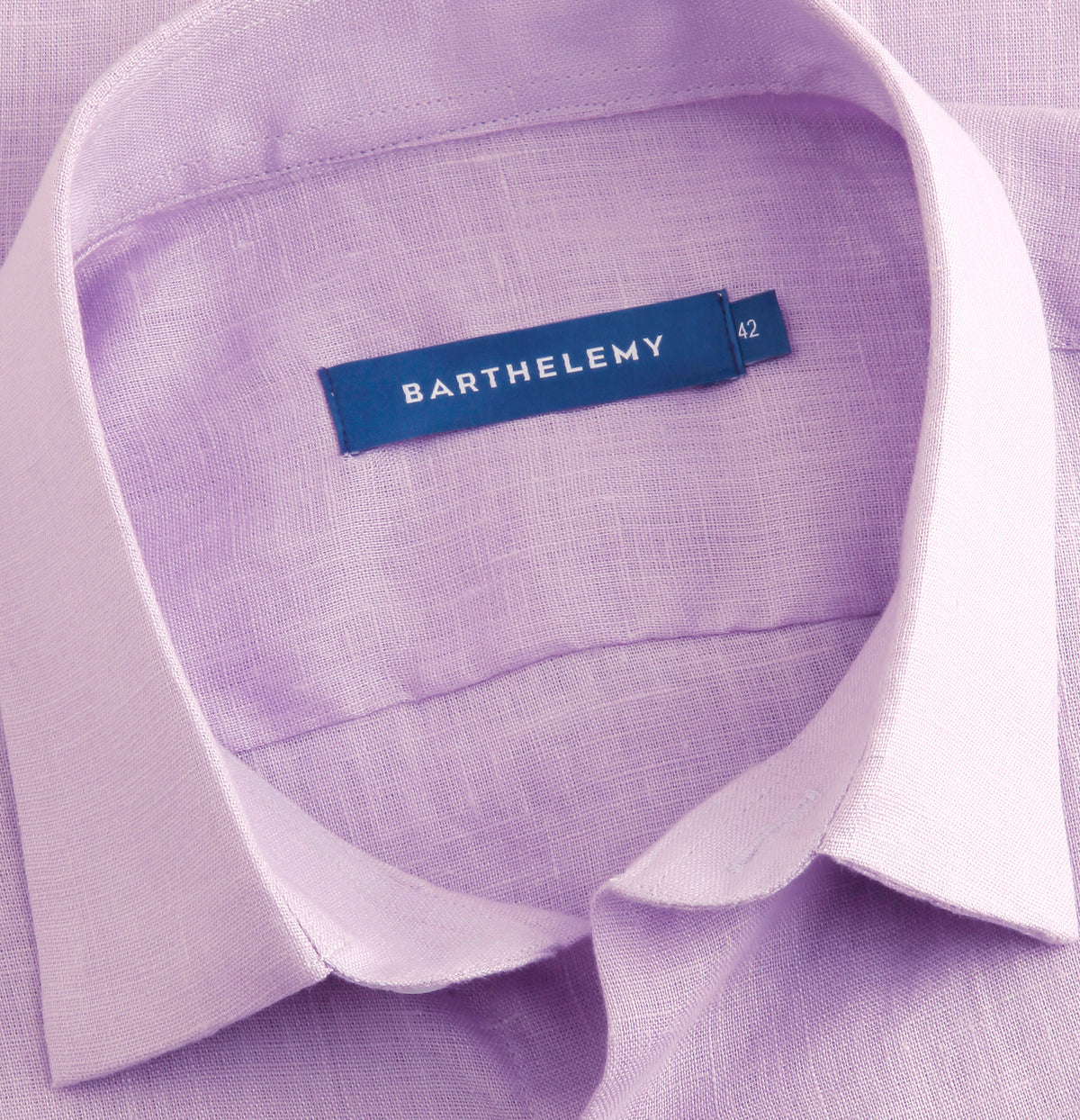 Linen Shirt Lavender - Barthelemy