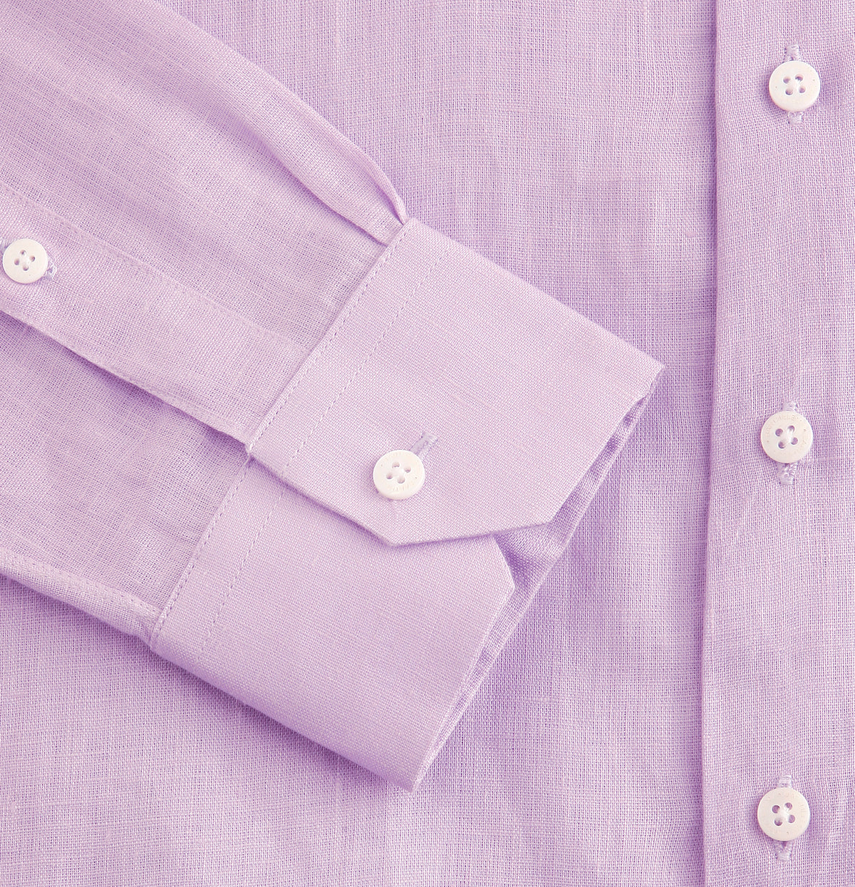 Linen Shirt Lavender - Barthelemy