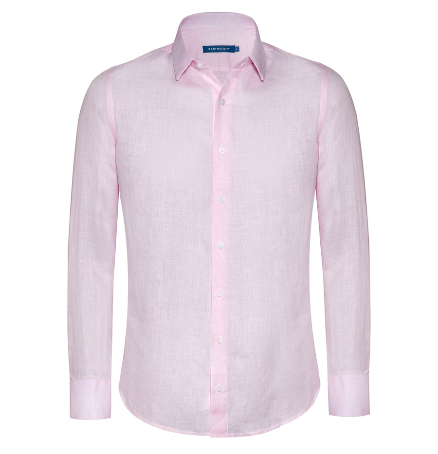 Linen Shirt Candy Pink - Barthelemy